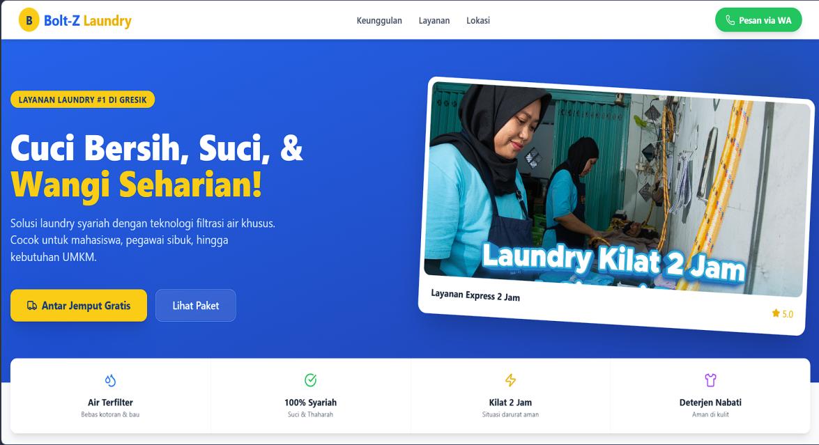 Bolt-Z Laundry Modern Platform